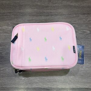 Polo Ralph Lauren Lunch Box Insulated Molded Logo Pink NWT